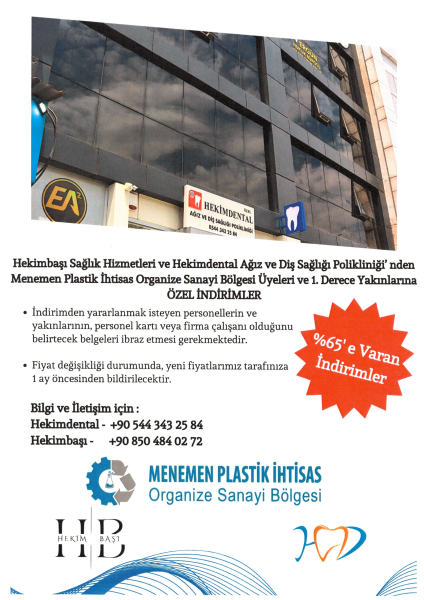 Hekimdental Ağız ve Diş Sağlığı Polikliniği ve Hekimbaşı Özel Sağlık Polikliniği