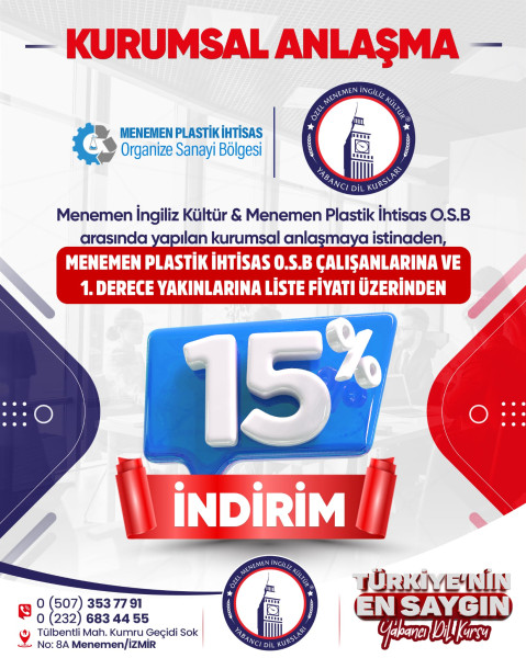 Menemen İngiliz Kültür Yabancı Dil Kursu A.Ş.