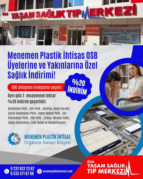 Özel Menemen Yaşam Sağlık Tıp Merkezi